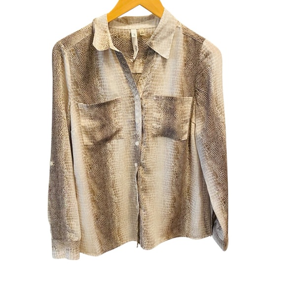 ⭐️ NY Collection Collared Utility Blouse - Picture 2 of 5